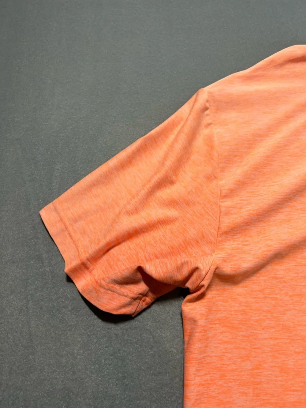 Under Armour Men’s Coral-Orange Polo Golf Shirt - Picture 14 of 14
